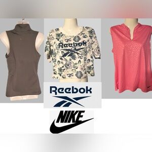 Bundle of 2 Nike and Reebok Tops